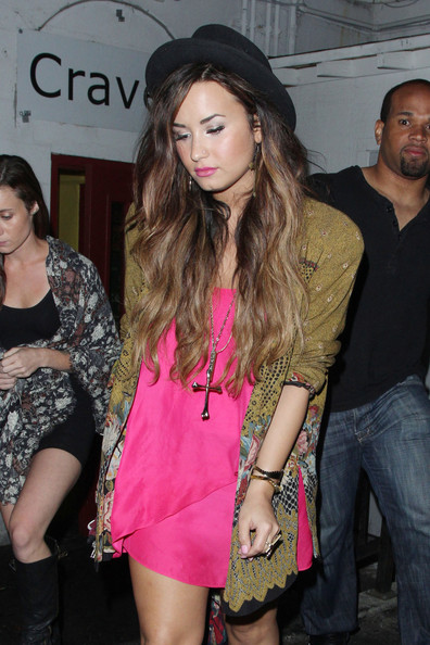 Demi Lovato Out at Crave
